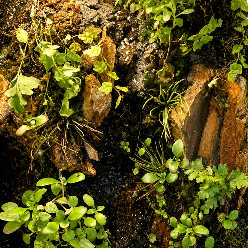 Mini Cliffside Waterfall Paludarium 45x30cm