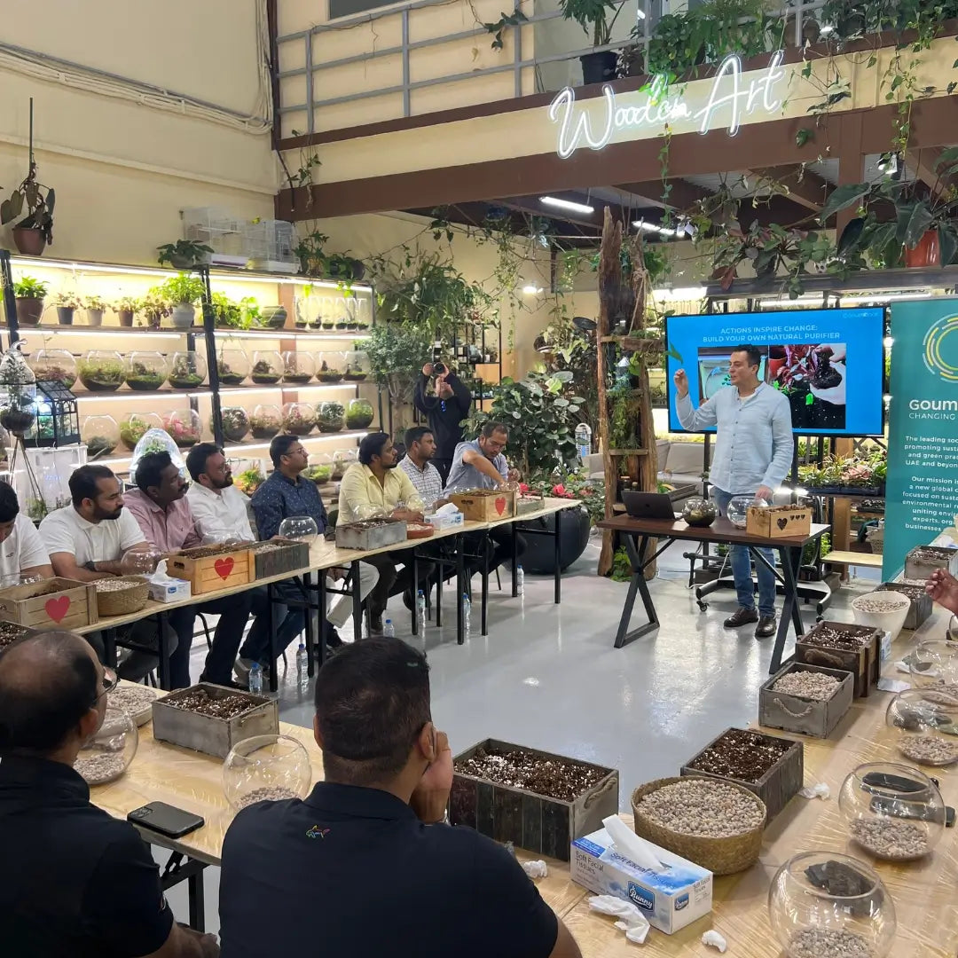Wooden Art Gifts Dubai Event Terrarium Workshop